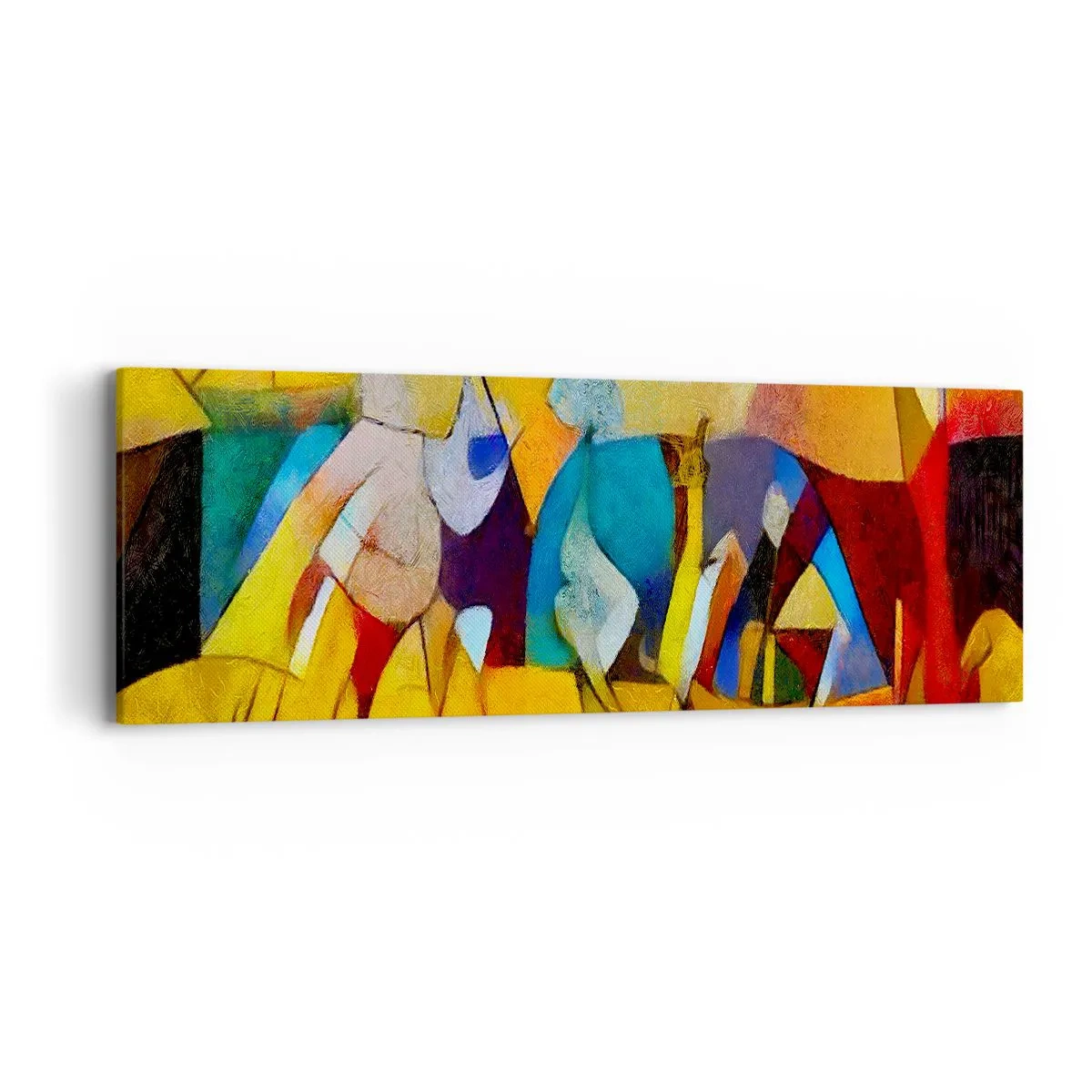 Bild auf Leinwand - Leinwandbild - Sonne - Leben - Freude - 90x30 cm