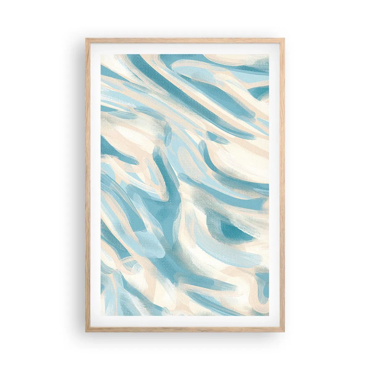 Poster in einem Rahmen aus heller Eiche - Frühlingsbrisen - 61x91 cm