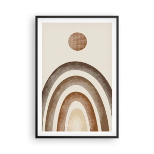 Poster in einem schwarzem Rahmen - In einer weit entfernten Galaxie - 61x91 cm