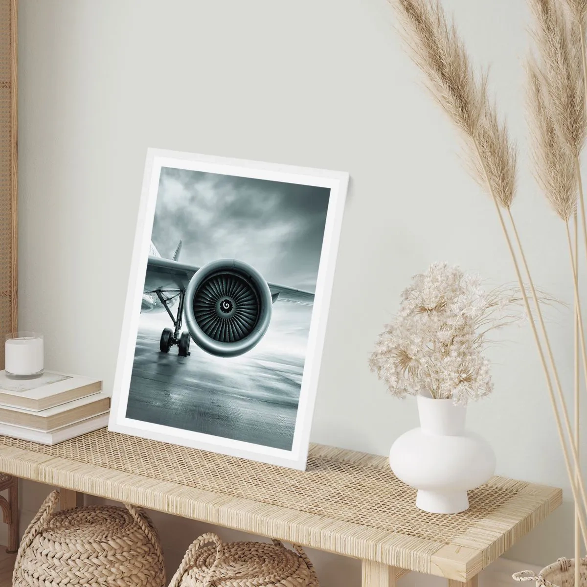 Poster in einem weißen Rahmen - Die Macht ist da! - 61x91 cm