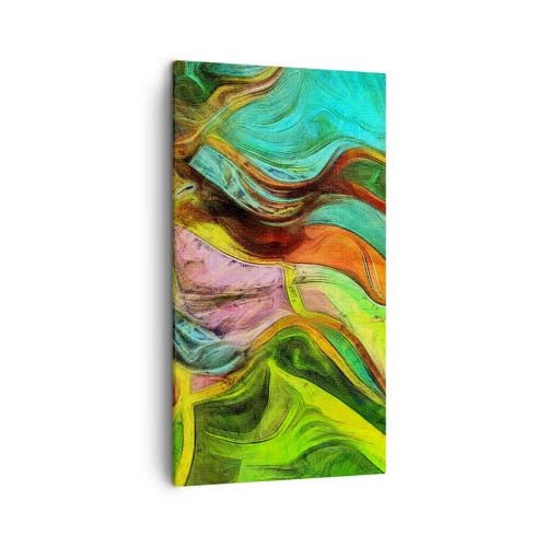 Bild auf Leinwand - Leinwandbild - Bewegung ist Leben - 45x80 cm