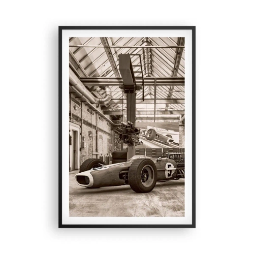 Poster in einem schwarzem Rahmen - Die Siegerruhe - 61x91 cm