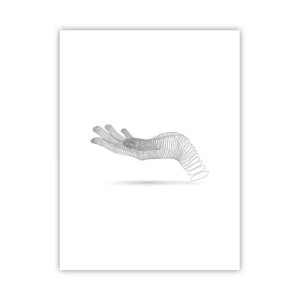 Poster - Federnde Hand - 30x40 cm