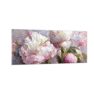 Glasbild - Bild auf glas - Strauß voller Leben - 100x40 cm