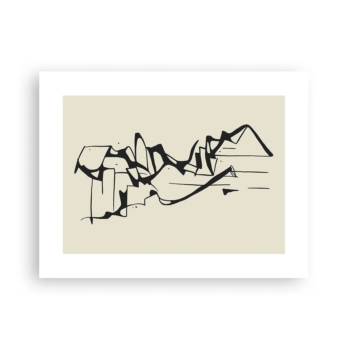 Poster - Vielleicht eine Landschaft - 40x30 cm