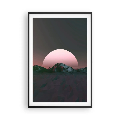 Poster in einem schwarzem Rahmen - In einer Nachbargalaxie - 61x91 cm