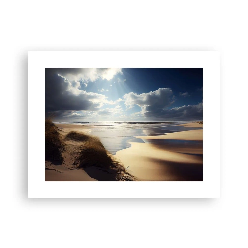 Poster - Strand, wilder Strand - 40x30 cm