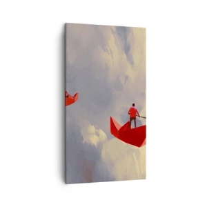 Bild auf Leinwand - Leinwandbild - Expedition der Träumer - 45x80 cm