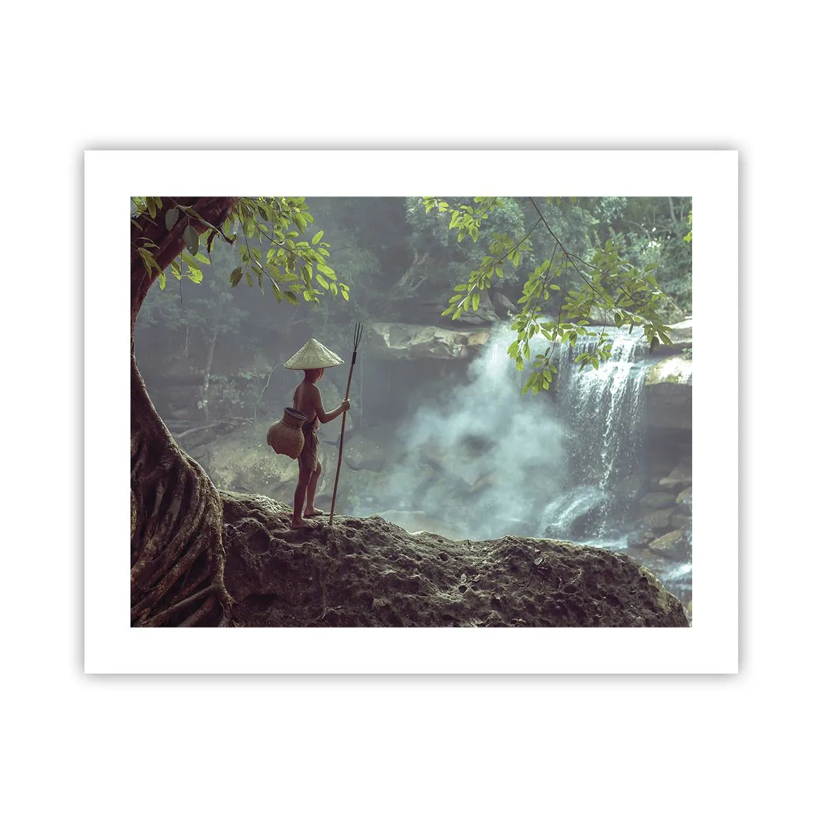 Poster - Befreundet mit der Natur - 50x40 cm