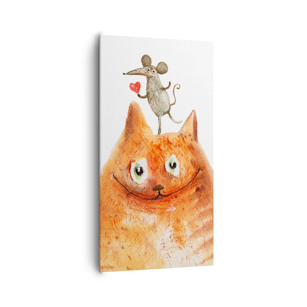 Bild auf Leinwand - Leinwandbild - Paradoxien der Liebe - 65x120 cm