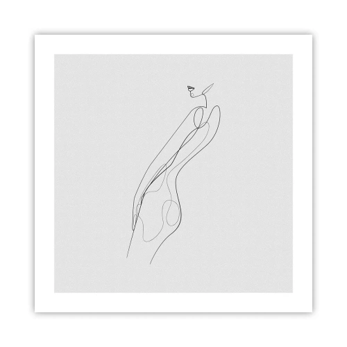 Poster - Bloß ein Versprechen - 50x50 cm