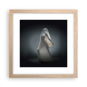 Poster in einem Rahmen aus heller Eiche - Versteckte Wünsche - 30x30 cm