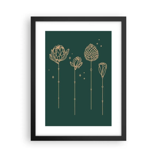 Poster in einem schwarzem Rahmen - Familie ZIÓŁkowski - 30x40 cm