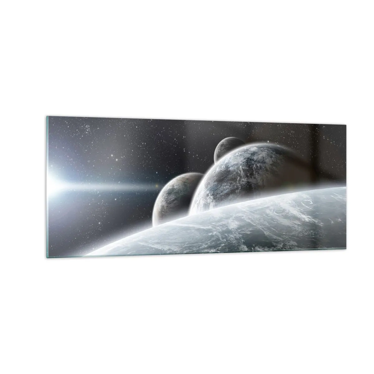 Glasbild - Bild auf glas - Kosmische Musik der Sphären - 100x40 cm