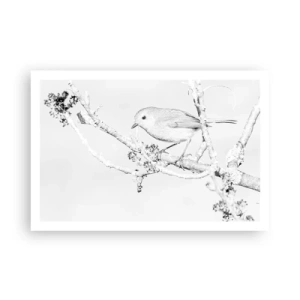 Poster - Wintermorgen - 91x61 cm