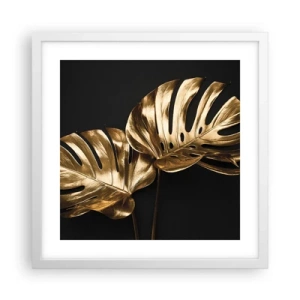 Poster in einem weißen Rahmen - Die Schätze der Natur - 40x40 cm