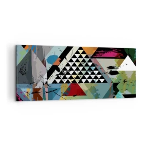 Bild auf Leinwand - Leinwandbild - Wie einfach ist es - 100x40 cm