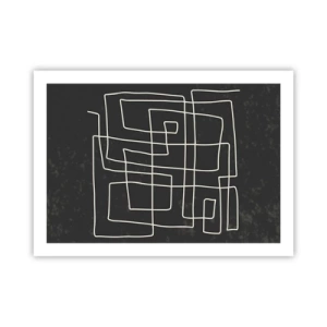 Poster - Nicht so einfach - 70x50 cm