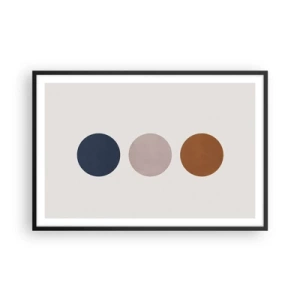 Poster in einem schwarzem Rahmen - Ein Symbol für Exzellenz - 91x61 cm