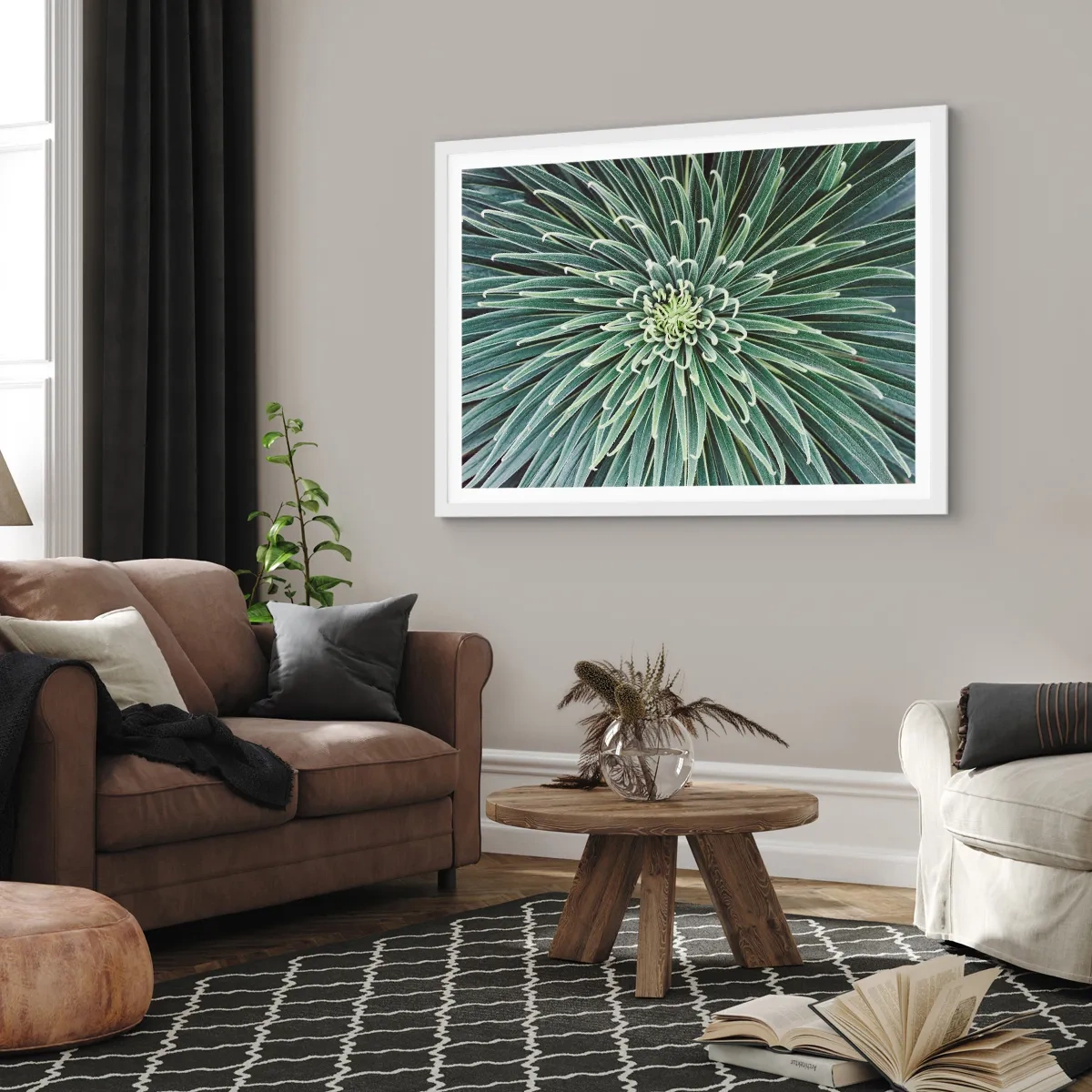 Poster in einem weißen Rahmen - Ein Star ist geboren - 91x61 cm