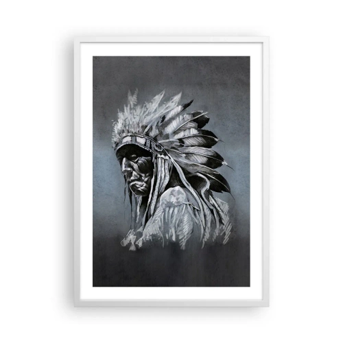 Poster in einem weißen Rahmen - Zurück zu den Wurzeln - 50x70 cm