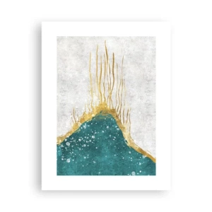 Poster - Goldene Flut - 30x40 cm