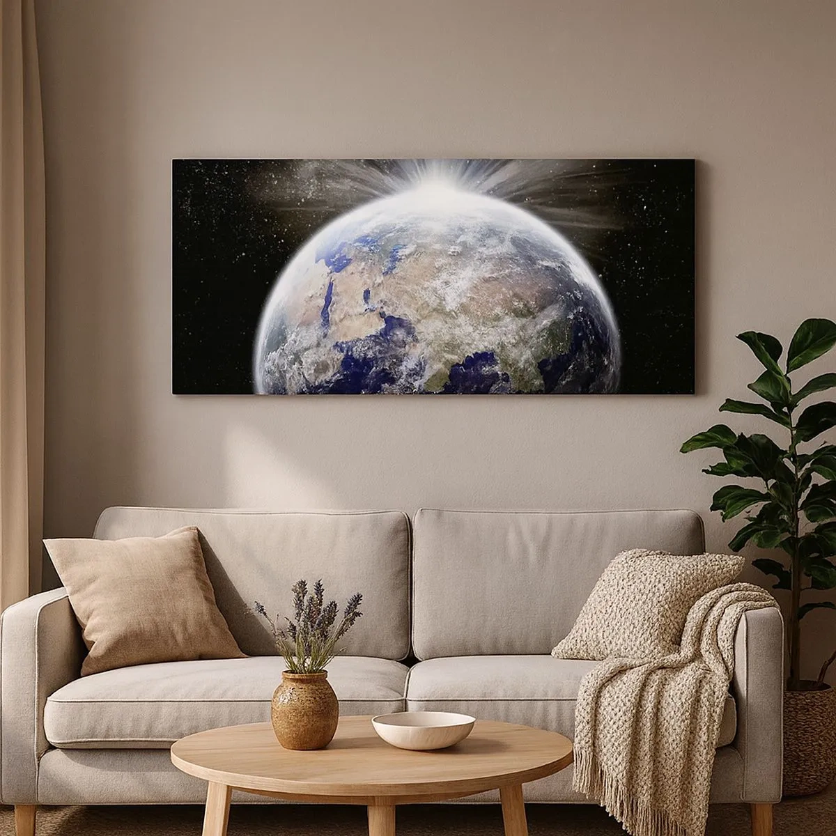 Bild auf Leinwand - Leinwandbild - In voller Pracht - 100x40 cm