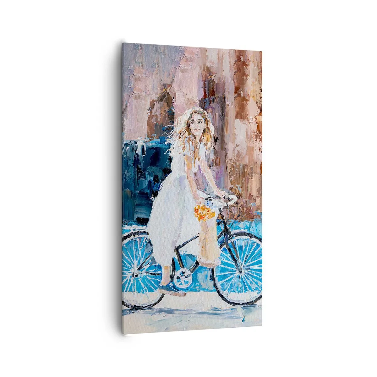 Bild auf Leinwand - Leinwandbild - Freude am Morgen - 65x120 cm