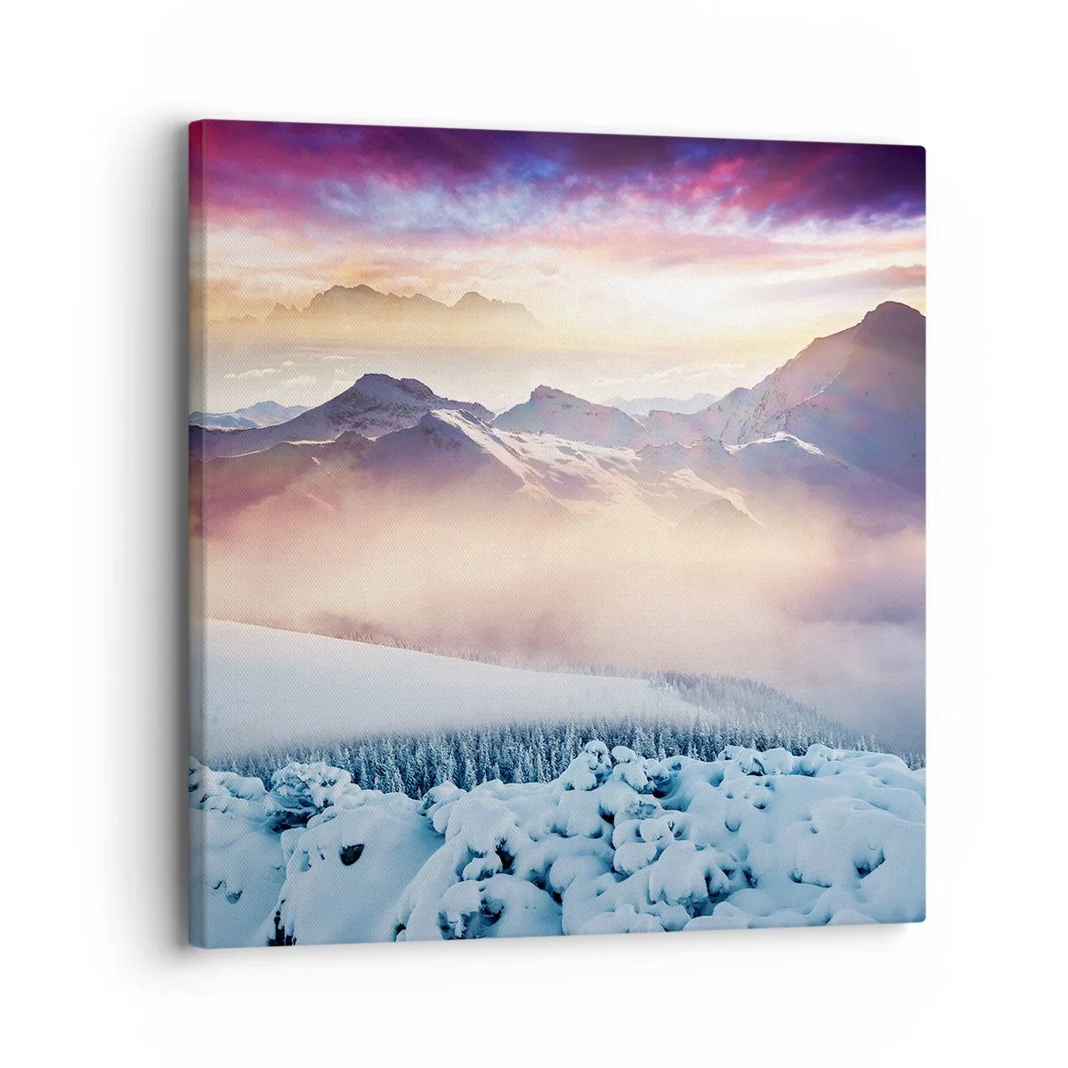 Bild auf Leinwand - Leinwandbild - Die Kraft und Reinheit der Natur - 30x30 cm
