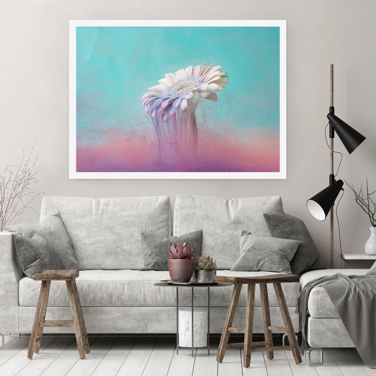 Poster - Blumenunterwelt - 91x61 cm