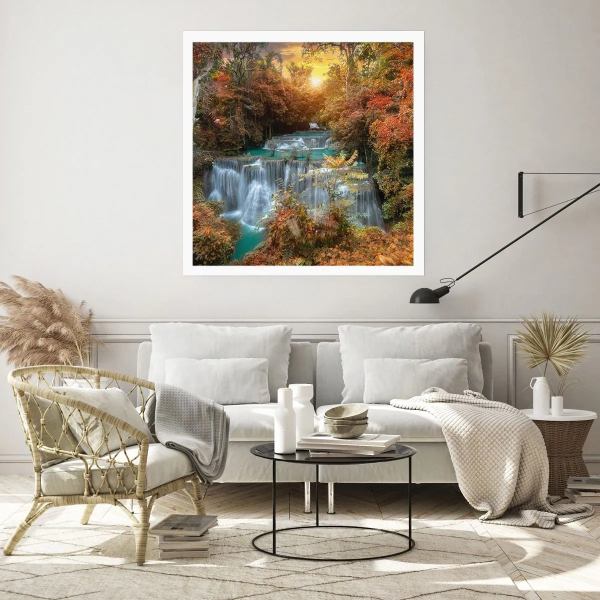 Poster - Versteckter Schatz des Waldes - 40x40 cm