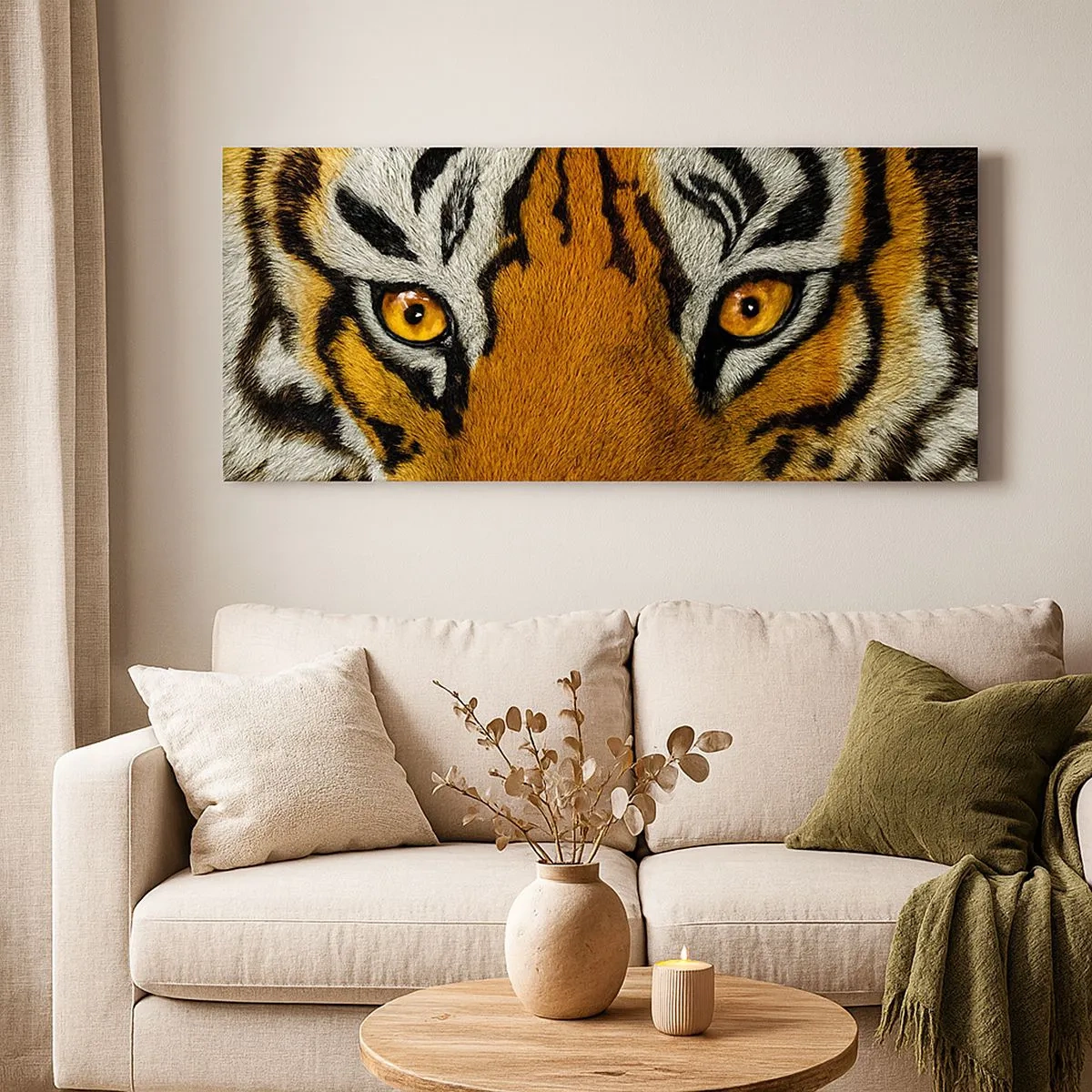 Bild auf Leinwand - Leinwandbild - Schrecklich und schön - 100x40 cm