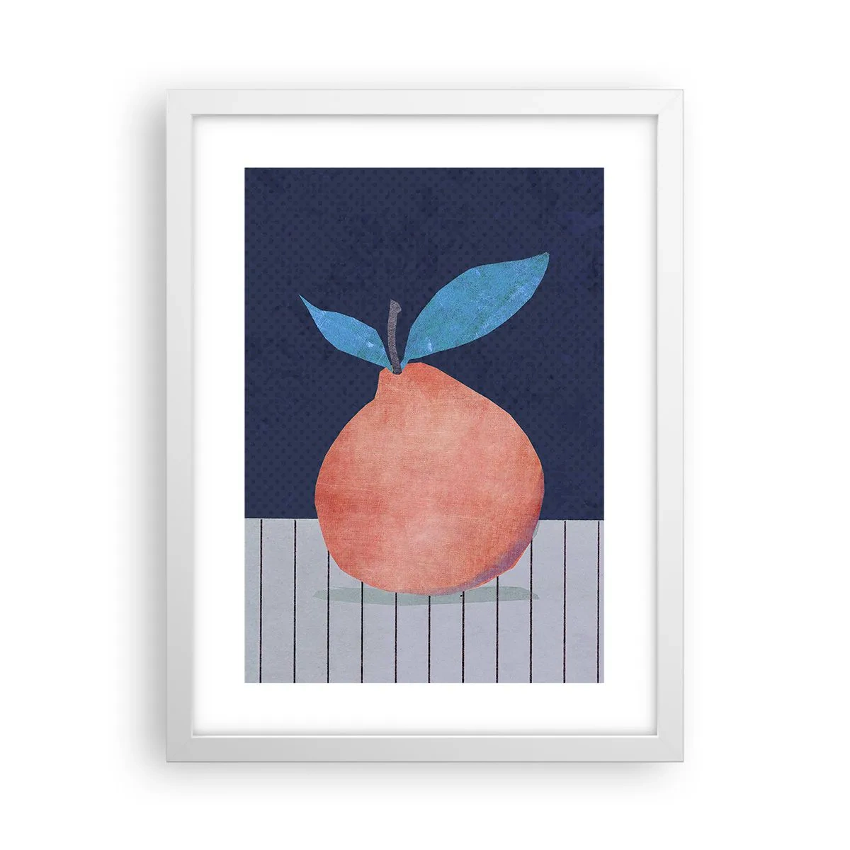 Poster in einem weißen Rahmen - Konvexität und Ebene - 30x40 cm