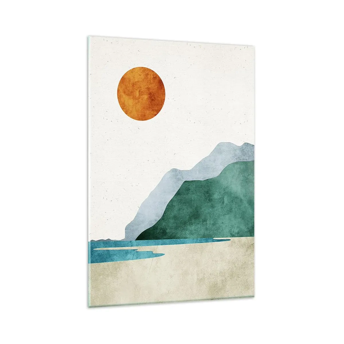 Glasbild - Bild auf glas - Landschaft, wie sie sein sollte - 80x120 cm