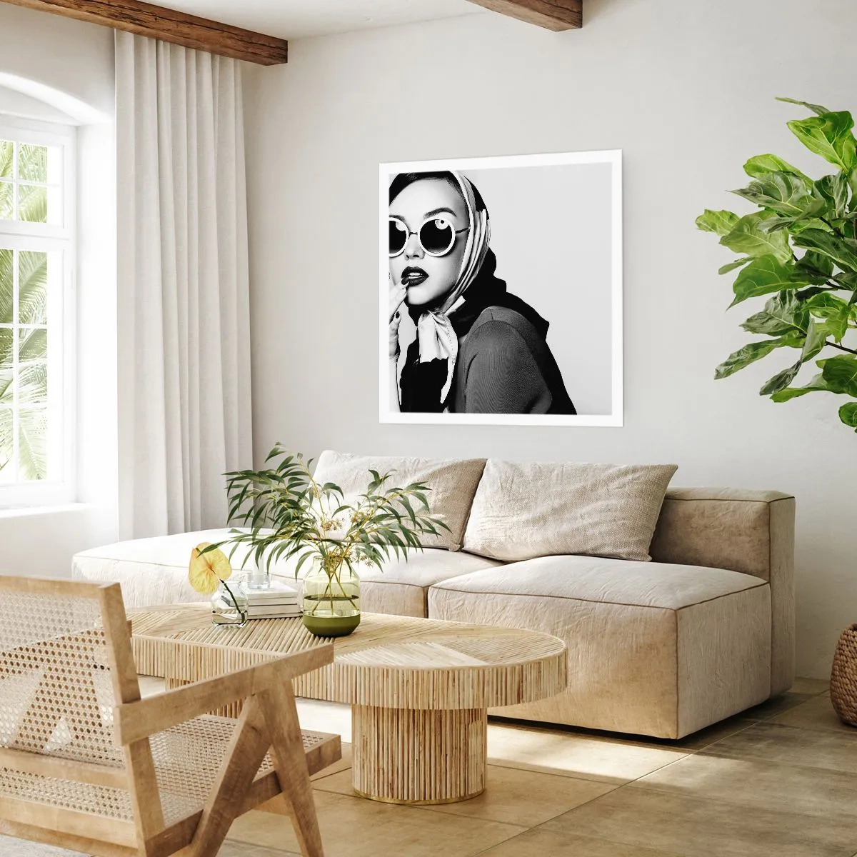 Poster - Grüße aus den 1960er Jahren - 60x60 cm