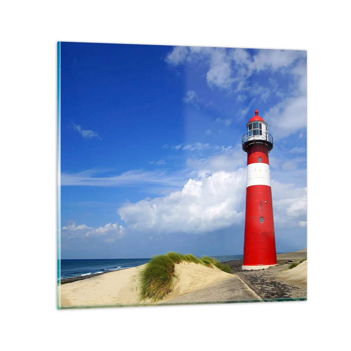 Glasbild - Bild auf glas - Traum Einsamkeit - 70x70 cm