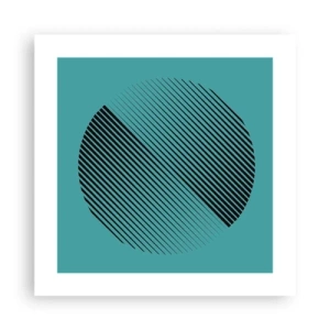Poster - Kreis – eine geometrische Variante - 40x40 cm