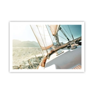 Poster - Unter vollen Segeln - 91x61 cm