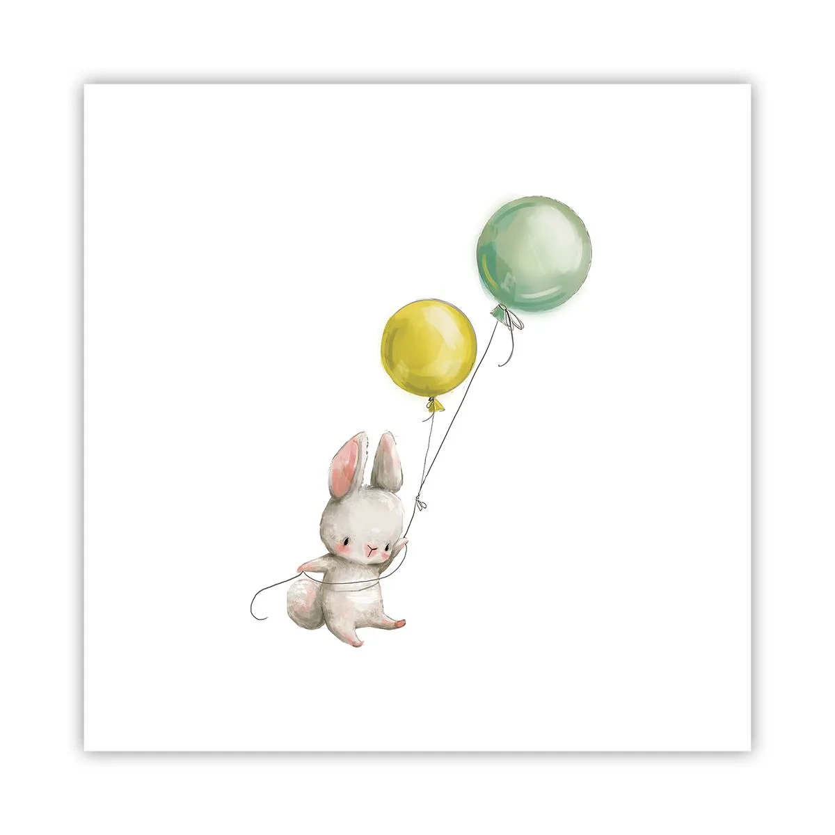 Poster - Ich werde auch fliegen! - 30x30 cm