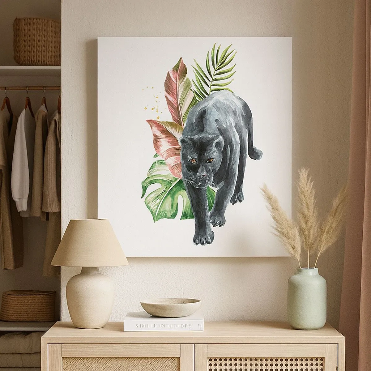 Bild auf Leinwand - Leinwandbild - Wildheit des Herzens - 30x30 cm