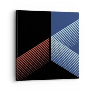 Bild auf Leinwand - Leinwandbild - Eine einfache Geschichte - 30x30 cm