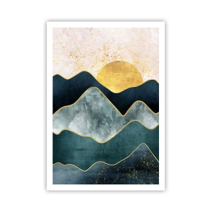 Poster - Hinter den sieben Bergen - 70x100 cm