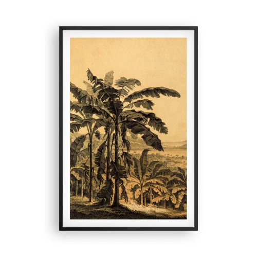Poster in einem schwarzem Rahmen - in einem kolonialen Klima - 61x91 cm