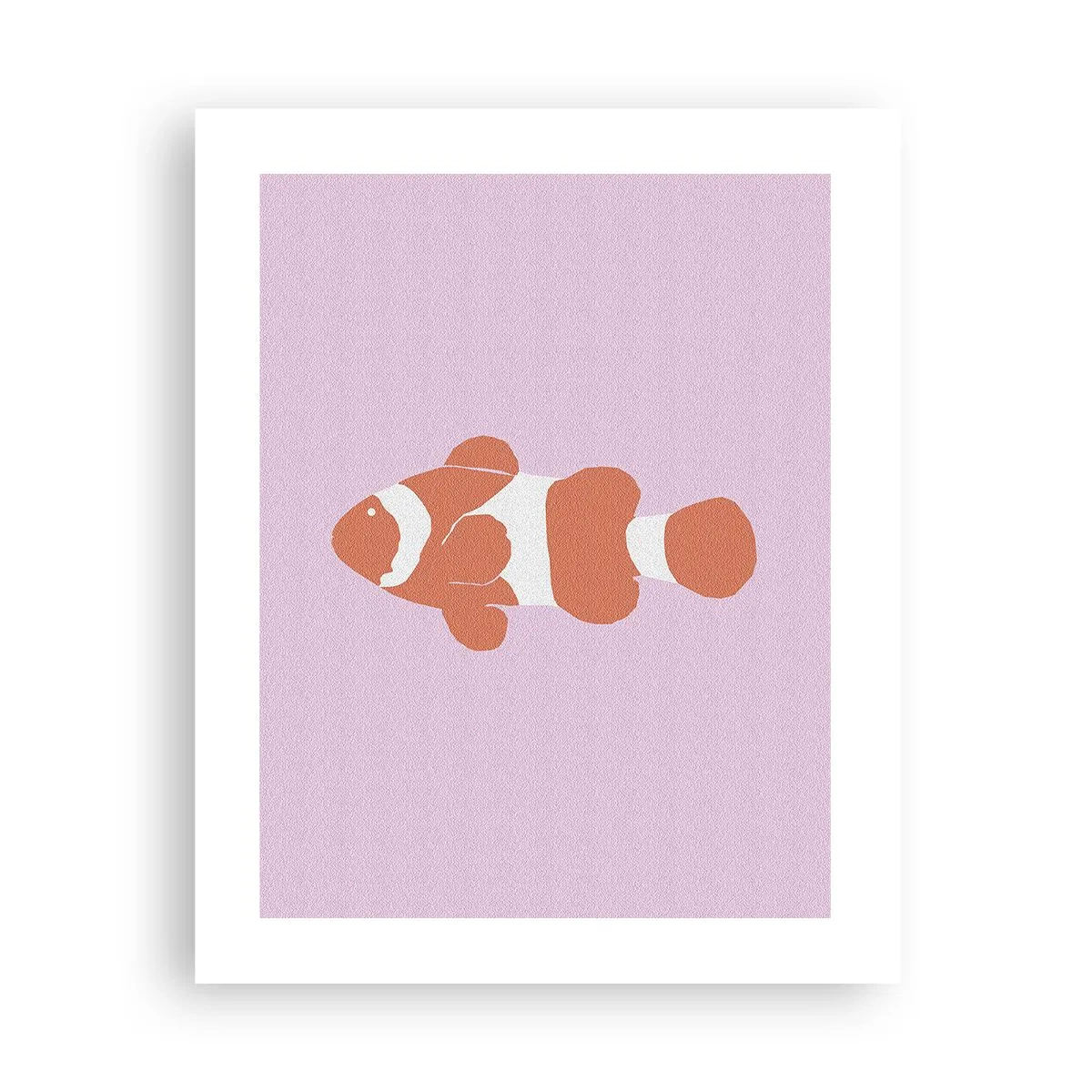 Poster - In Koralle an Gesicht und Schwanz - 40x50 cm