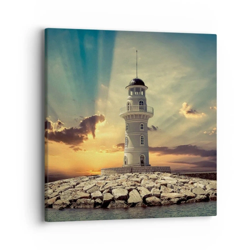 Bild auf Leinwand - Leinwandbild - Licht - Gut - Schönheit - 40x40 cm