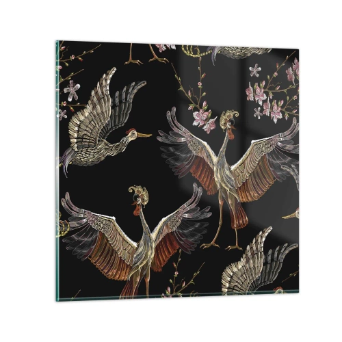 Glasbild - Bild auf glas - Märchenvogel - 30x30 cm
