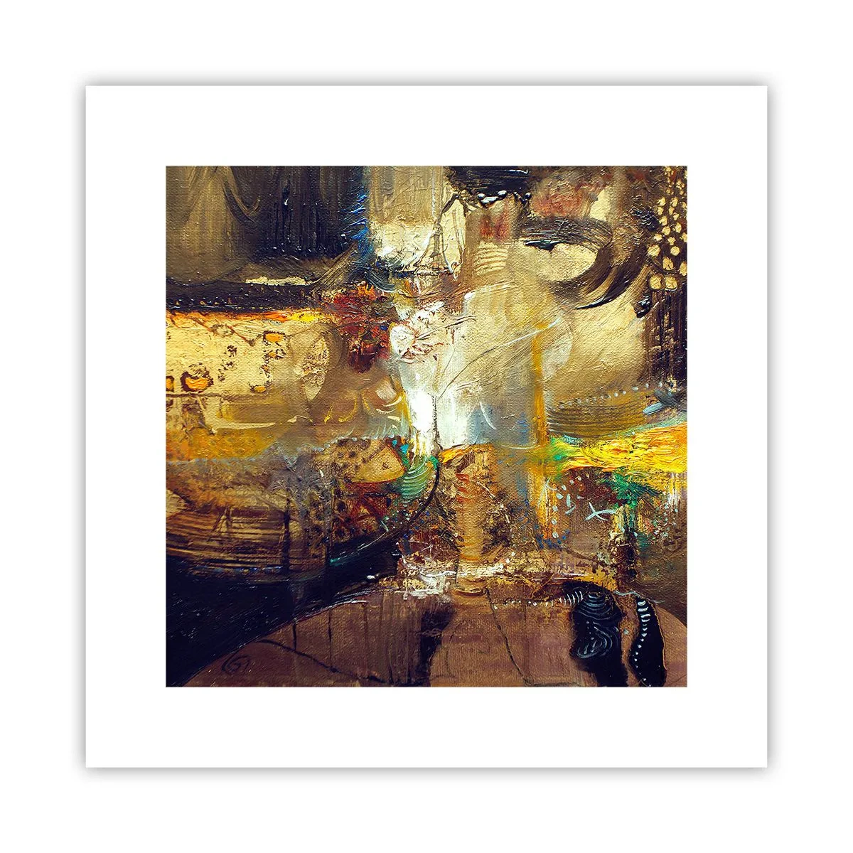 Poster - Kalt, wärmer, heiß - 30x30 cm