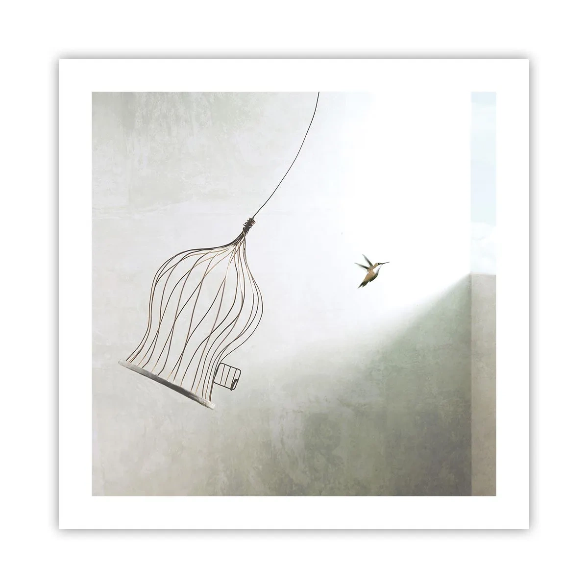 Poster - In seinem Element - 50x50 cm