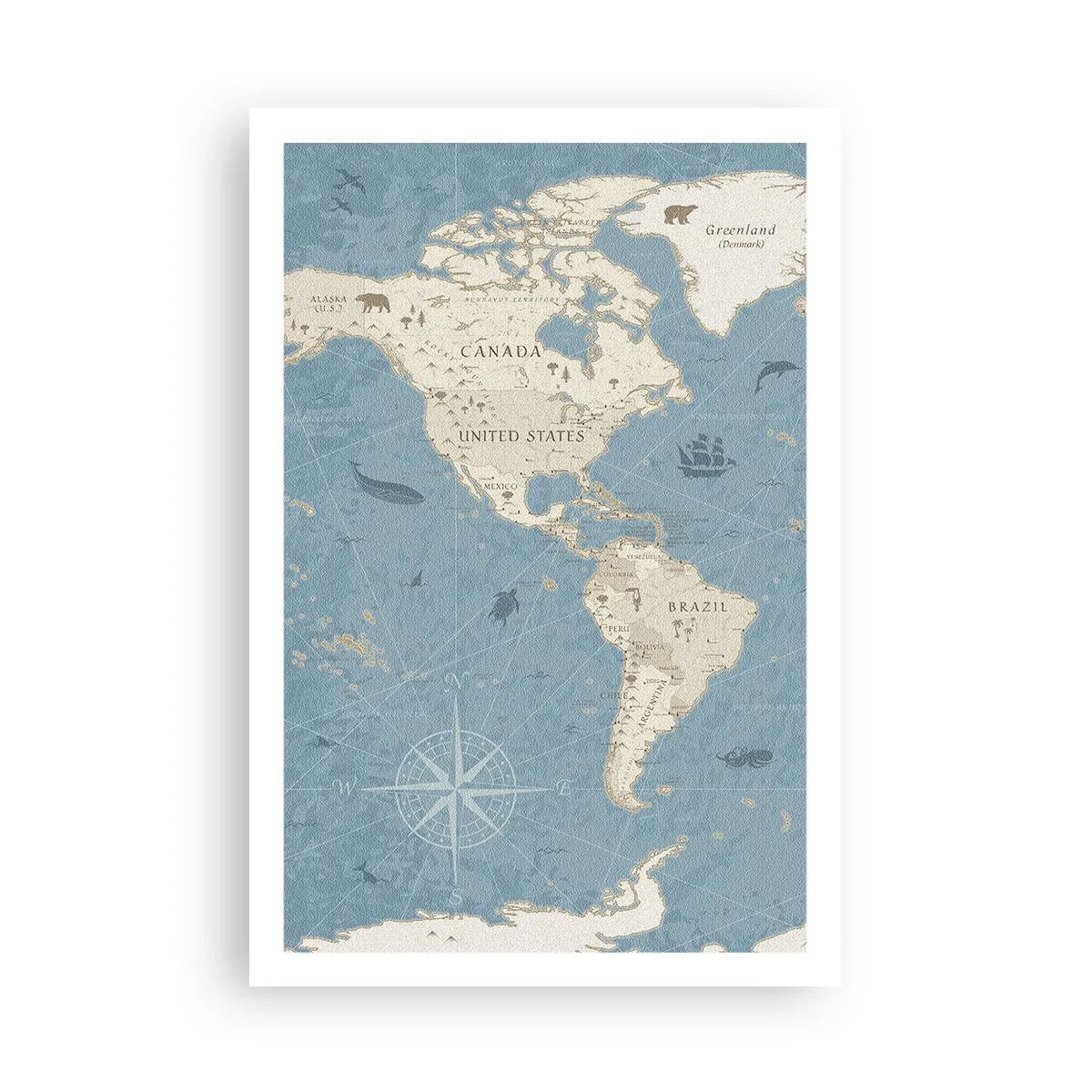 Poster - Die Welt liegt zum Greifen nah - 61x91 cm