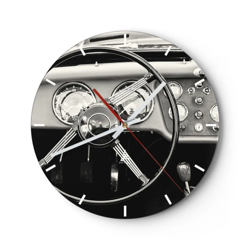Wanduhr - Glasuhr - Ein Sammlertraum - 40x40 cm